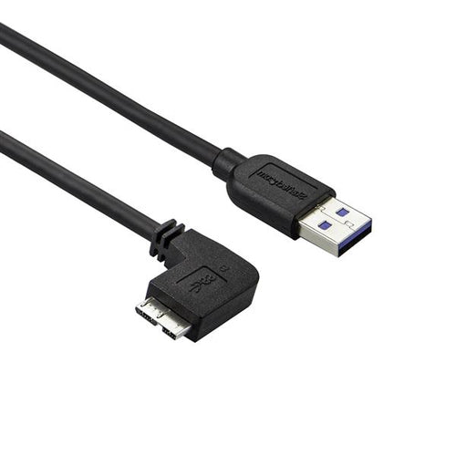 USB 3.0 Kabel – StarTech Slim Micro-USB 0,5 m Linkswinkel Stecker/Stecker 5 Gbit/s