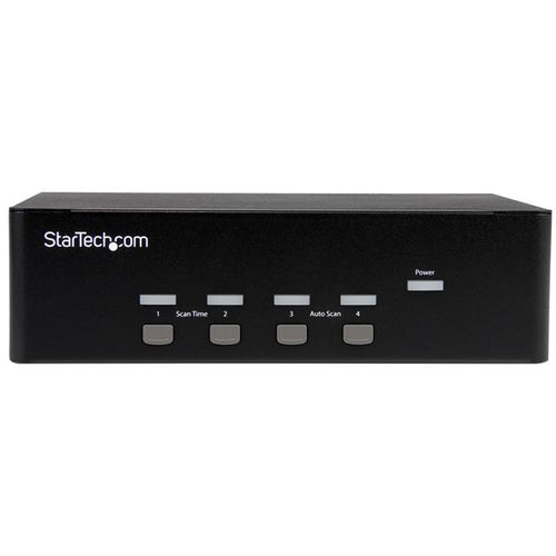 StarTech.com SV431DVGAU2A 4-Port KVM-Switch – Dual VGA, USB 2.0, 1920x1200