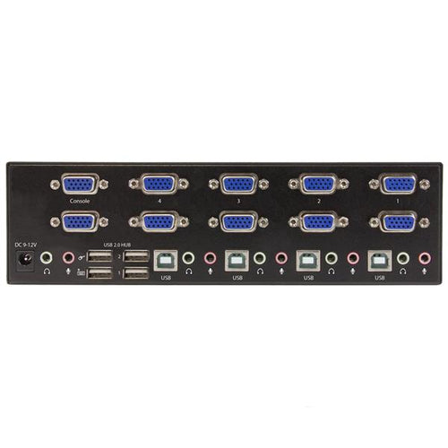 StarTech.com SV431DVGAU2A 4-Port KVM-Switch – Dual VGA, USB 2.0, 1920x1200