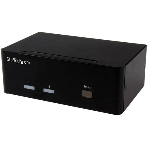 2-Port KVM Switch Dual VGA USB 2.0 Full HD 1920x1200