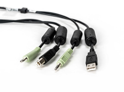 Vertiv Avocent CBL0131 KVM-Kabel – 3m USB- und Audioverbindung
