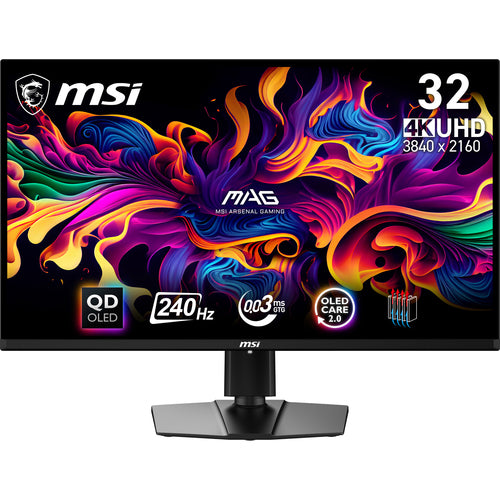 MSI MAG 321UPX QD-OLED 31,5" 4K Ultra HD Gaming Monitor - Schwarz