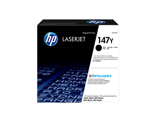 HP 147Y Extra High Yield Black Original LaserJet toner cartridge