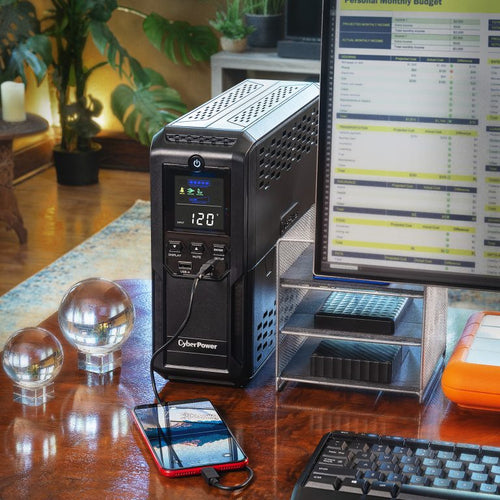 CyberPower LCD Intelligent uninterruptible power supply (UPS)