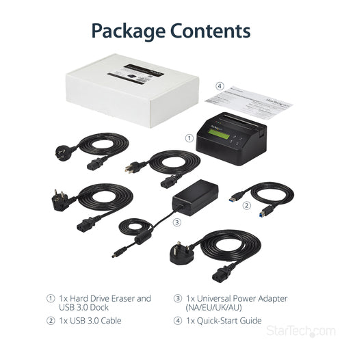 StarTech.com SDOCK1EU3P data storage device part/accessory