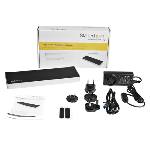StarTech.com USB3DOCKH2DP laptop dock/port replicator