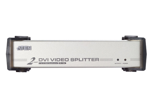 ATEN VS162 DVI Video Splitter – 2x DVI-I Ausgänge, 1920x1200 Auflösung, Schwarz