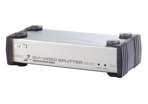 ATEN VS162 DVI Video Splitter – 2x DVI-I Ausgänge, 1920x1200 Auflösung, Schwarz