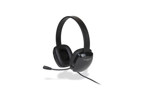 Kabelgebundenes Büro-Headset Cyber Acoustics AC-6008 Schwarz Komfortables Design