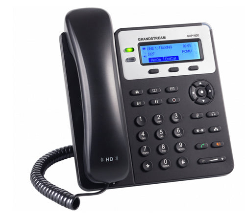VoIP-Telefon Grandstream GXP1620 Freisprechfunktion 500 Einträge Schwarz
