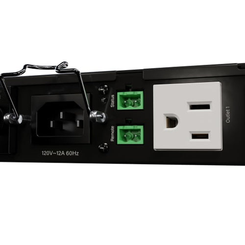 Power Distribution Unit 1U Horizontal 9 AC Outlets Black