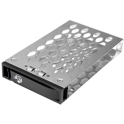 2.5 Inch Hot Swap Hard Drive Tray StarTech.com Black/Silver Bezel Panel
