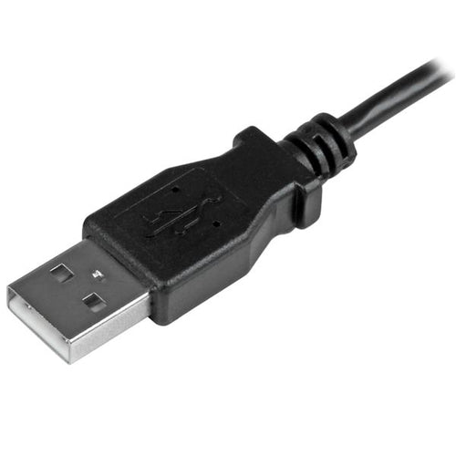 StarTech.com USB-A-auf-Micro-USB-B-Kabel – 2 m – abgewinkelt – 24 AWG – USB 2.0