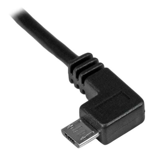 StarTech.com USB-A-auf-Micro-USB-B-Kabel – 2 m – abgewinkelt – 24 AWG – USB 2.0
