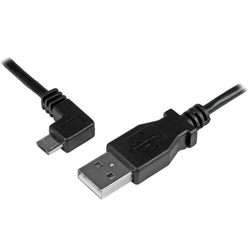 StarTech.com USB-A-auf-Micro-USB-B-Kabel – 2 m – abgewinkelt – 24 AWG – USB 2.0