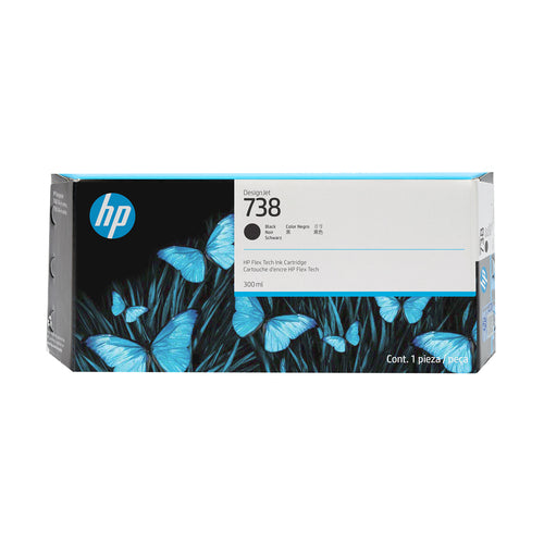 HP 738 300-ml Black DesignJet Ink Cartridge print head