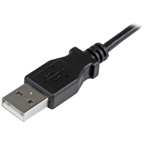 USB Cable StarTech.com USBAUB2MRA 2m Micro-USB A to B Right-Angle Black