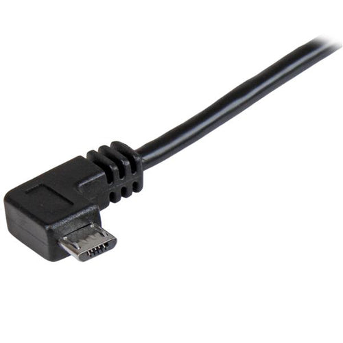 USB Cable StarTech.com USBAUB2MRA 2m Micro-USB A to B Right-Angle Black