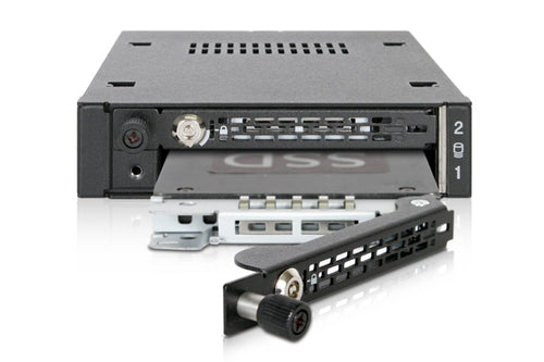 Drive Bay Panel Icy Dock MB492SKL-B 2.5 inches SATA SAS Metal