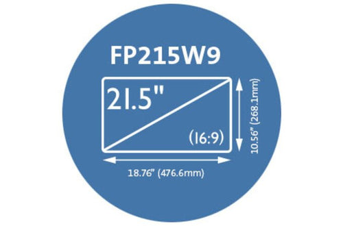 Kensington FP215W9 Blickschutzfilter für 21,5-Zoll-Monitor – 16:9 Format