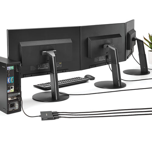 Mini DisplayPort zu HDMI 3-Port Video-Splitter 4K 30Hz Hub