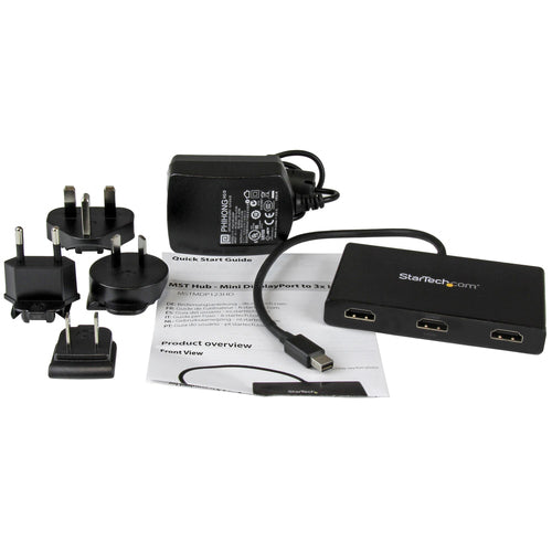 Mini DisplayPort zu HDMI 3-Port Video-Splitter 4K 30Hz Hub