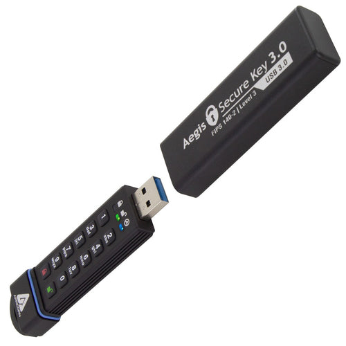 USB Flash Drive Apricorn ASK3 16GB 195MB/s USB 3.2 Gen 2 Black
