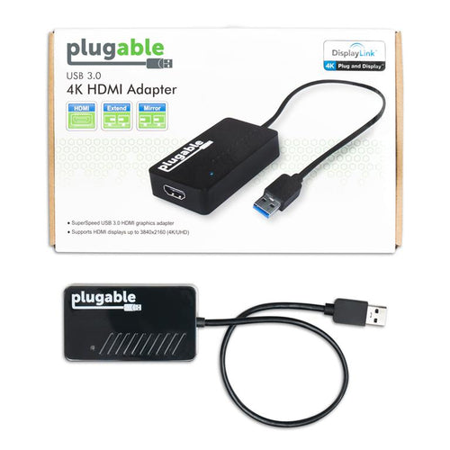 USB 3.0 to HDMI 4K DisplayLink Video Adapter for Multiple Monitors