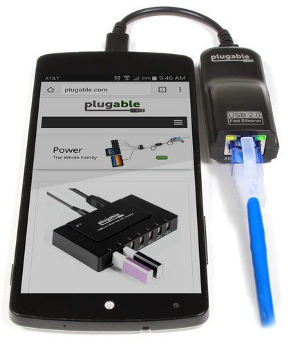 Plugable Technologies USB2-OTGE100 interface cards/adapter