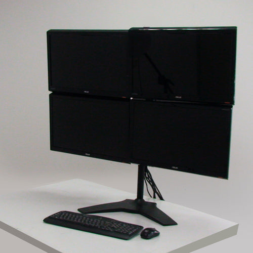 Freestanding Monitor Mount Stand Amer Networks AMR4S32 32" 48kg Capacity Black