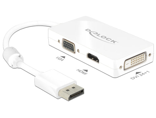 DeLOCK 0.16m DisplayPort/VGA+HDMI+DVI-D