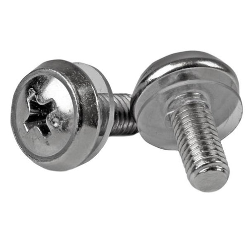 M5 Montageschrauben 50er-Pack für Serverschrank Silber