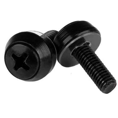 M5 x 12mm Montageschrauben 100er Pack Schwarz StarTech.com