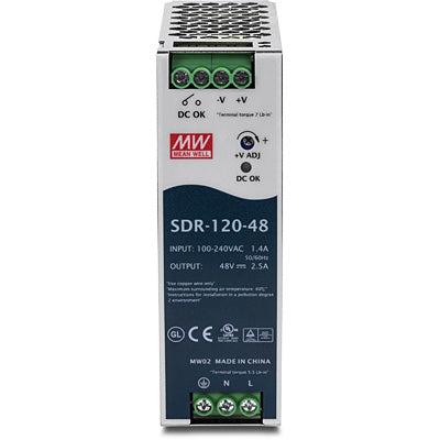 Gigabit Ethernet Network Switch Trendnet TI-S12048 120W Metal Power Supply