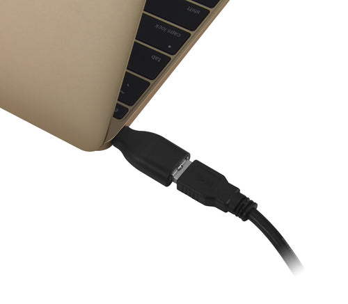 USB Gender Changer Siig CB-US0K12-S1 Type-C to Type-A USB 3.1 Black