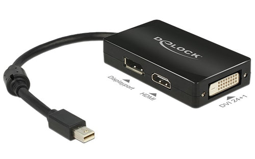 DeLOCK 0.16m DisplayPort/Displayport + HDMI + DVI