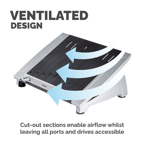 Laptop Stand Fellowes 8036701 5 Height Adjustments 17-Inch Max 5KG Capacity