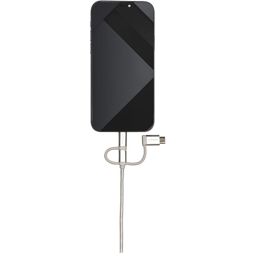 1,8m USB-Mehrfachladekabel USB-A auf Lightning USB-C Micro-USB Geflochtenes Nylonkabel