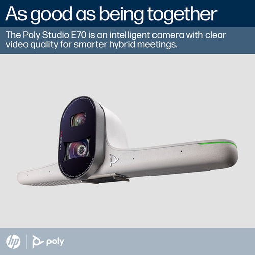 HP Poly Studio E70 Smart Camera 20MP 4K Ultra HD 3840x2160 7.3x Zoom