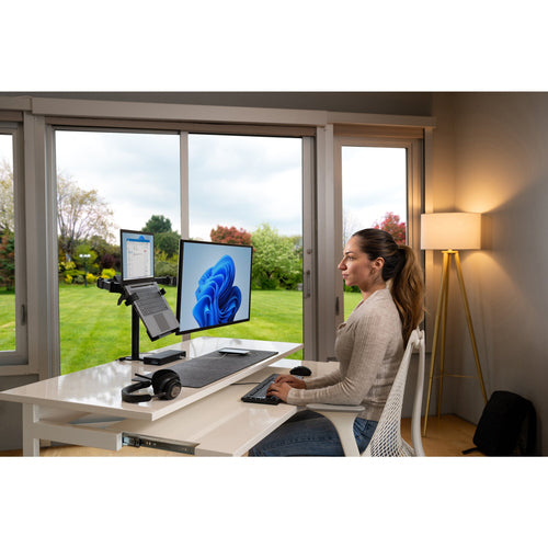 Dual Monitor Arm Mount for 32-Inch Monitors Ergonomic Adjustable Stand - Kensington