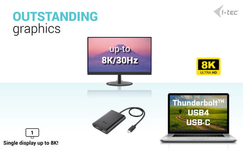 i-tec C31DUAL4K60DP USB graphics adapter