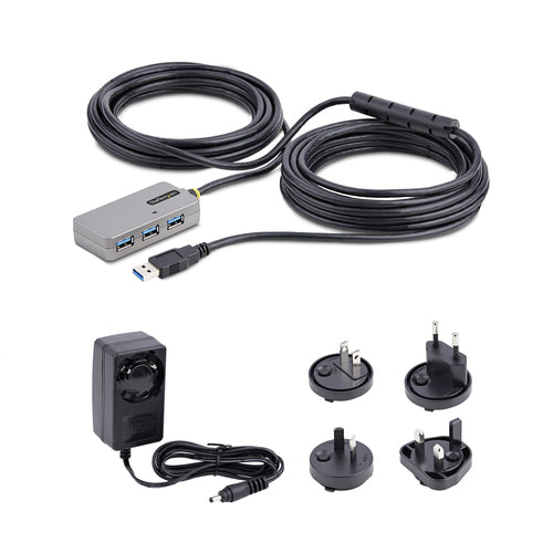 USB Extender Hub StarTech.com U01043 10m 4-Port USB 3.0