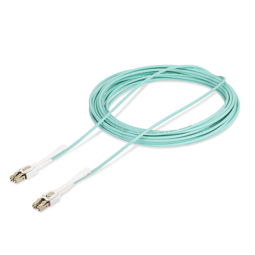10m OM4 Multimode Fiber Optic Cable 100G LC to LC StarTech.com