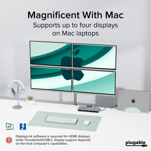 Plugable Technologies TBT-6950PD laptop dock/port replicator