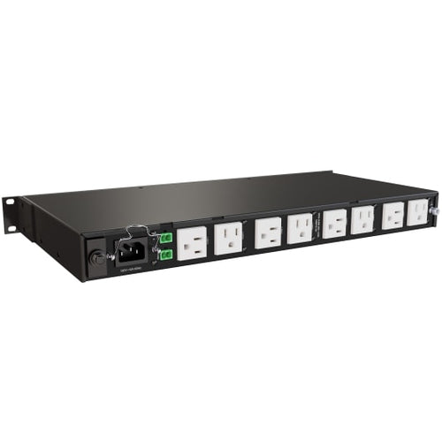 Power Distribution Unit 1U Horizontal 9 AC Outlets Black