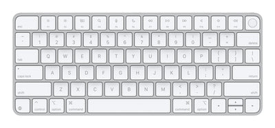 Apple Magic Keyboard with Touch ID USB-C Wireless QWERTY Silver White