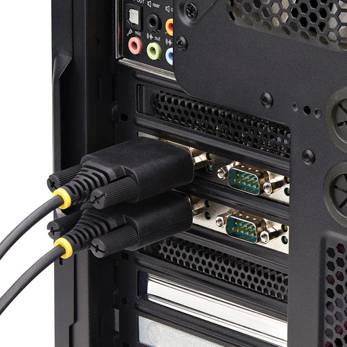 StarTech 4-Port Seriell PCIe Karte - RS232/RS422/RS485, Low-Profile, TAA-konform