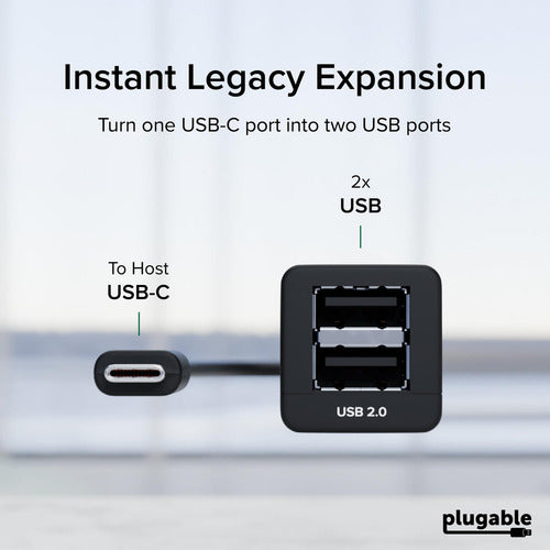 Plugable Technologies USBC-2PORT interface hub