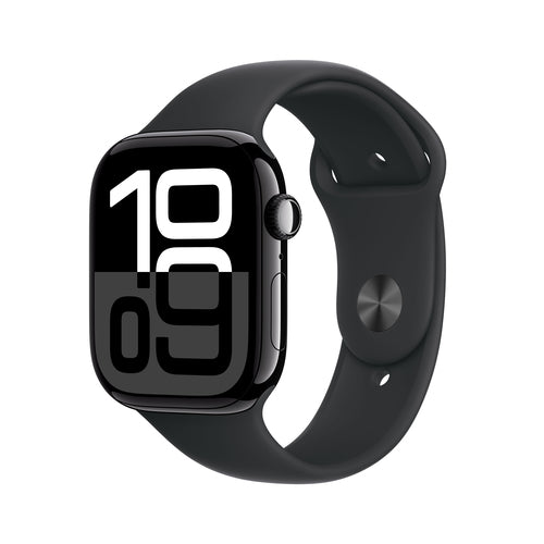 Apple Watch Series 10 GPS + Cellular 46mm OLED Jet Black Aluminium Case 64GB