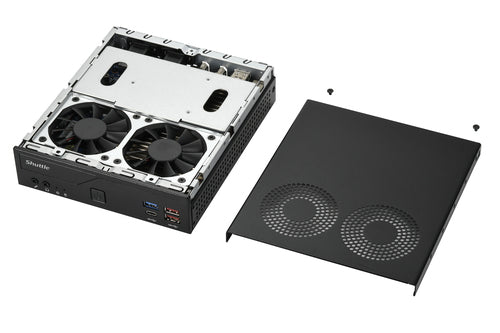 Shuttle DH770 Mini PC Barebone - Intel H770, LGA 1700, 2x HDMI, 2x DP
